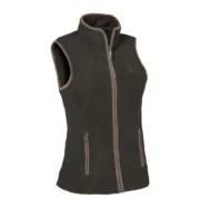 Percussion Ladies Scotland Fleece Gilet Khaki